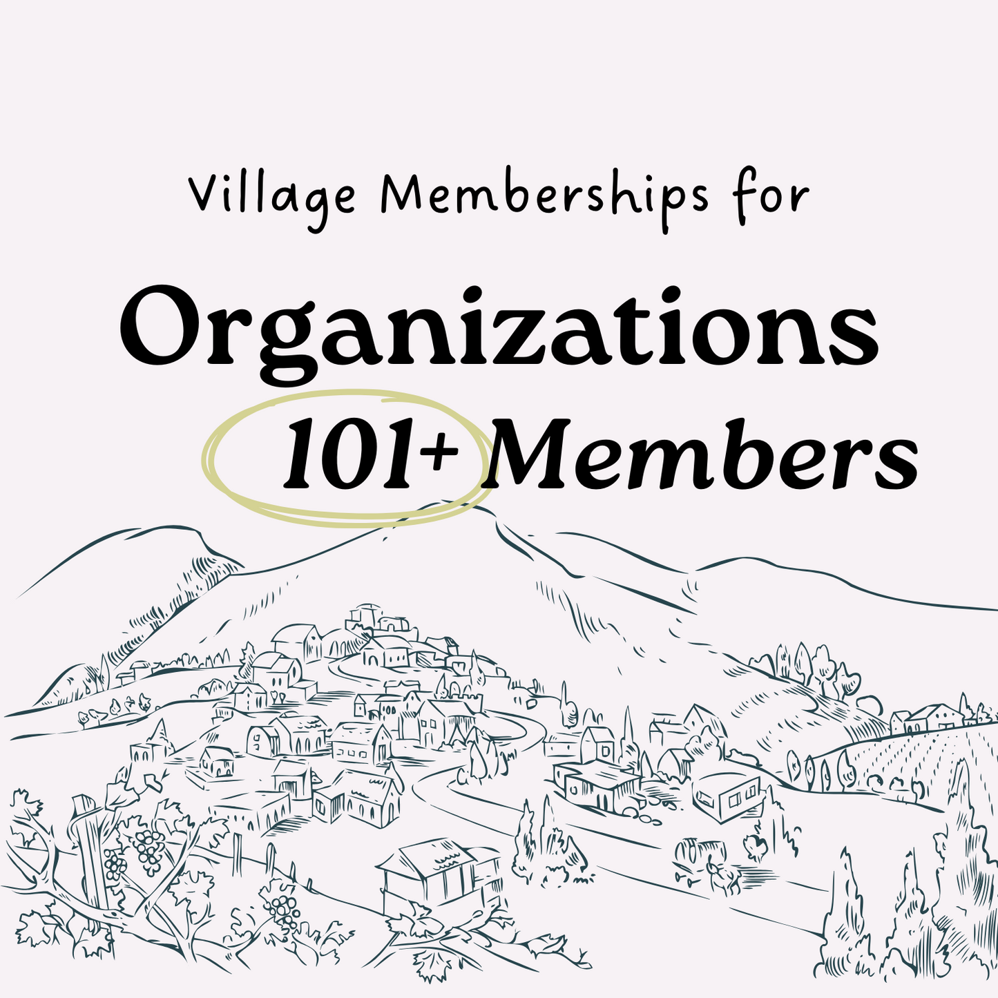 Humanality Village Bundle For Organizations (101+ Memberships)