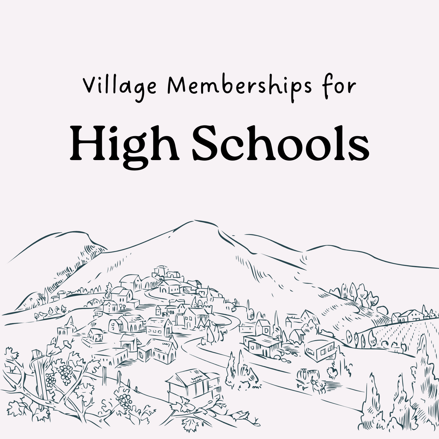 Humanality Village Membership Bundles For High Schools